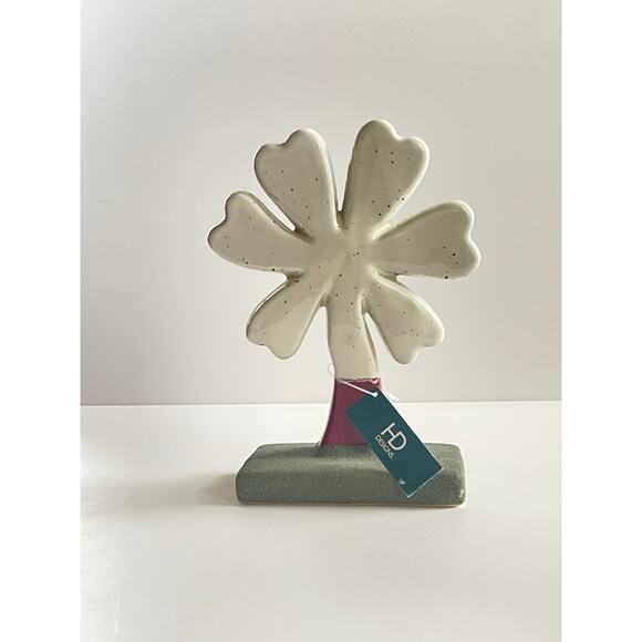 6 Leaves HD Design Ceramic Clover Shamrock Flower - Picture 1 of 5